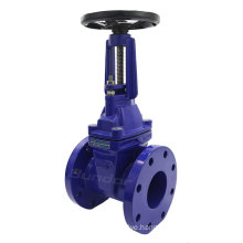 Bundor 100mm 400mm AWWA resilient gate valve ductile iron cast iron wheel handle gate valve price